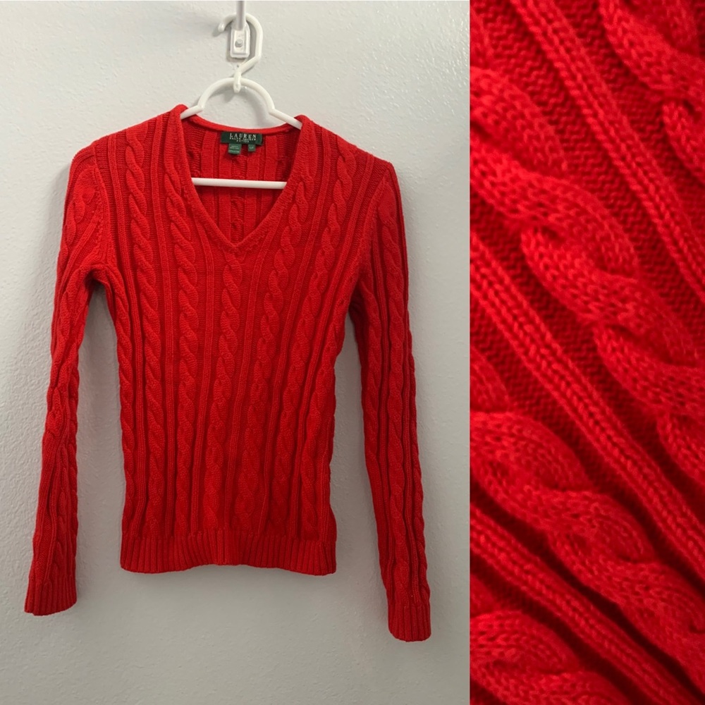 Womens LAUREN RALPH LAUREN PETITE sweater
